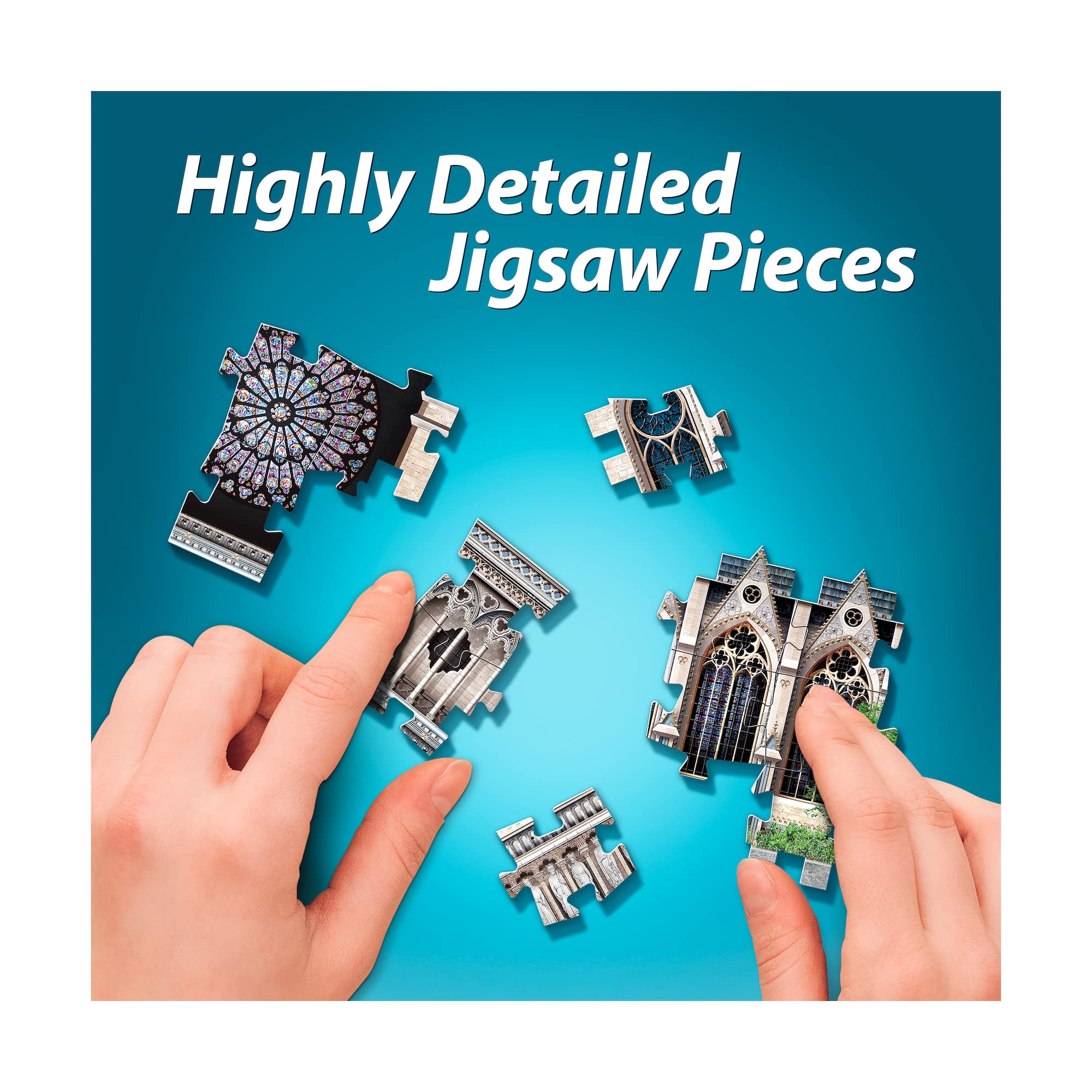 Castles & Cathedrals - Notre-Dame de Paris 3D Puzzle: 830 Pcs
